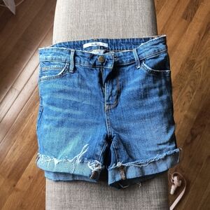 Sam Edelman High Rise Denim Blue Women Shorts
